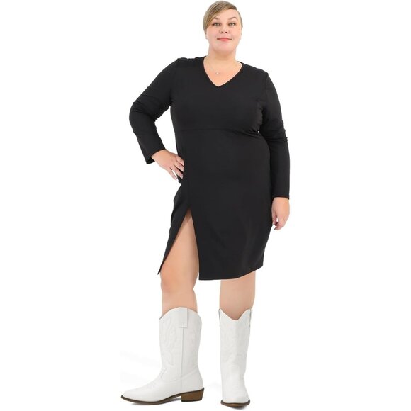 mysoft Women's White Western Cowboy Boots Mid Calf Pointed Toe Cowgirl - Picture 2 of 6